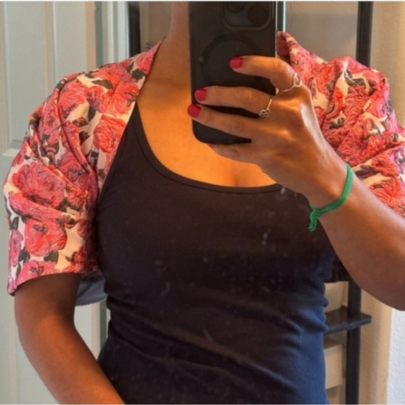 Byron Lars Floral Bolero Jacket - Picture 4 of 5